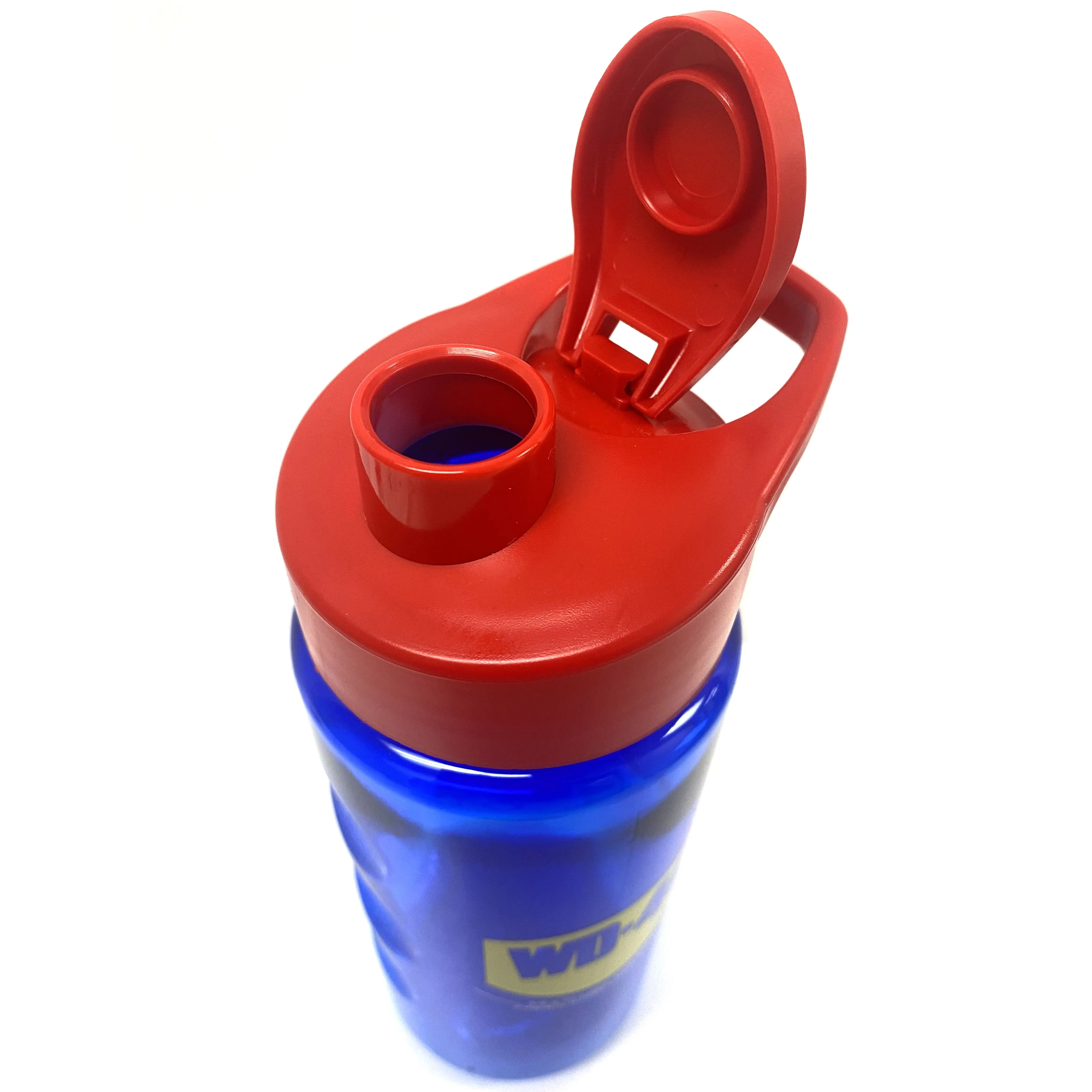 2 Pc BPA Free Sports Water Bottle Blue Logo Outdoor Portable Hiking 20oz