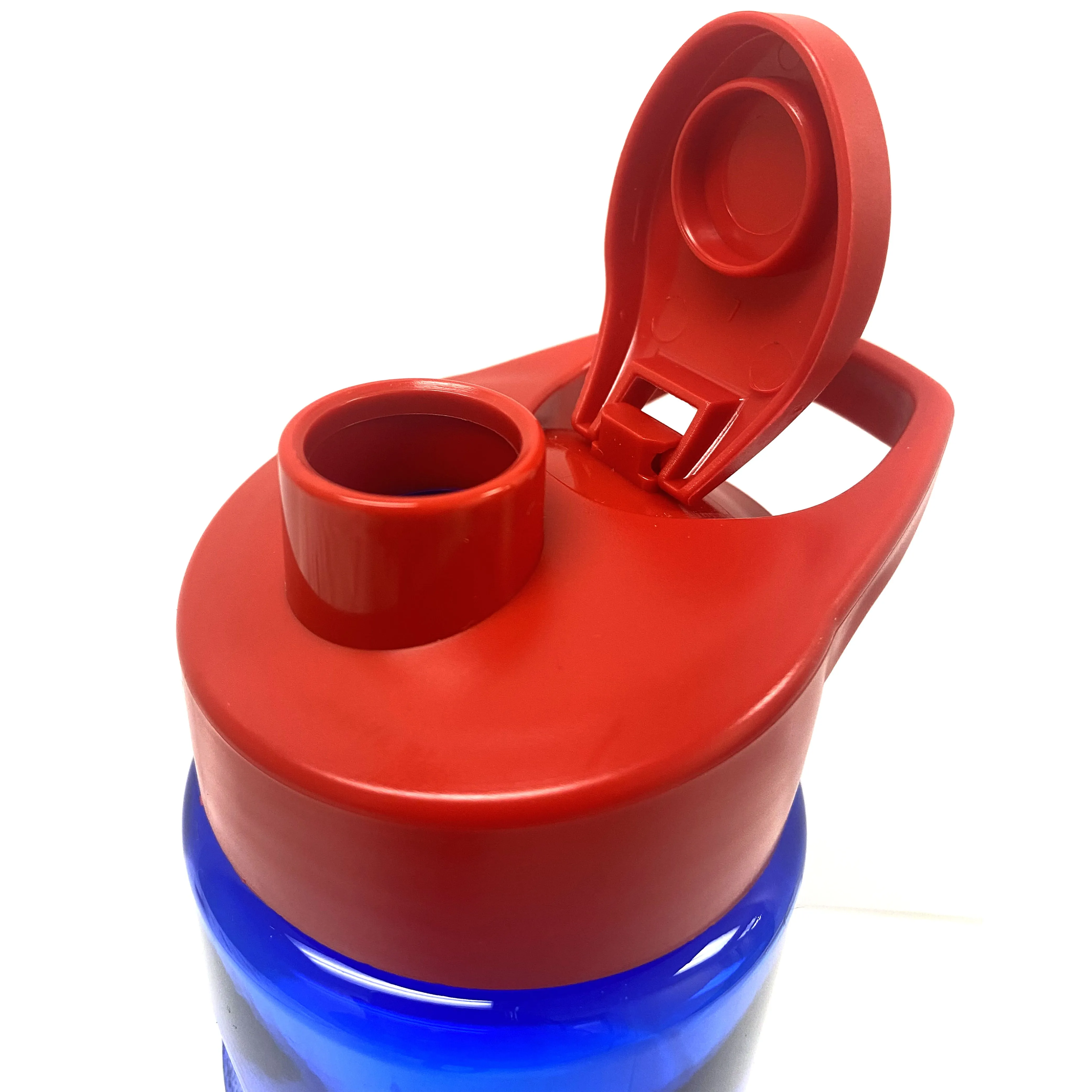 2 Pc BPA Free Sports Water Bottle Blue Logo Outdoor Portable Hiking 20oz