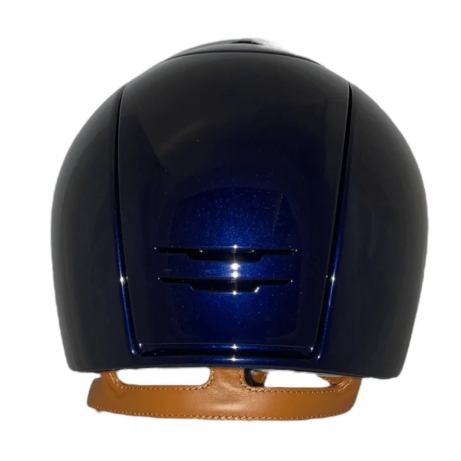 Custom KEP Cromo 2.0 Helmet - Polish Blue with Suede Nuance Insert