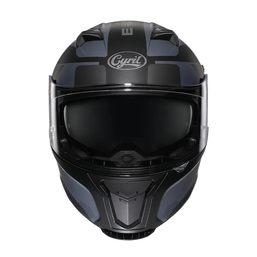 CYRIL Dual Visor Modular Flip-up Full Face Motorcycle Helmet DOT Approved