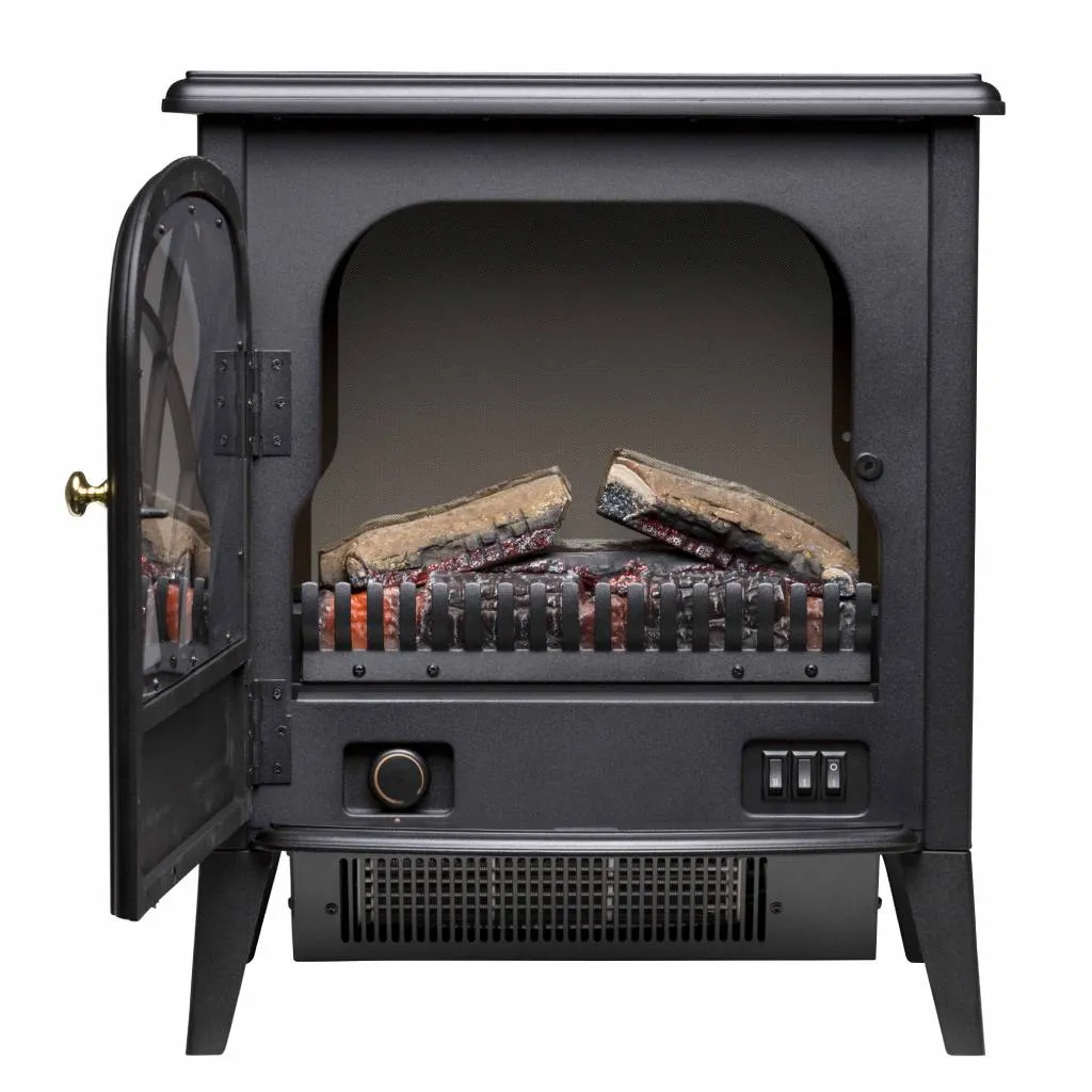 Dimplex RITZ-C 2kW Black Ritz Optiflame Portable Electric Fire