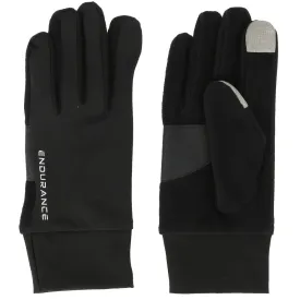 Endurance Wellington Thermal Running Gloves - Adult - Black