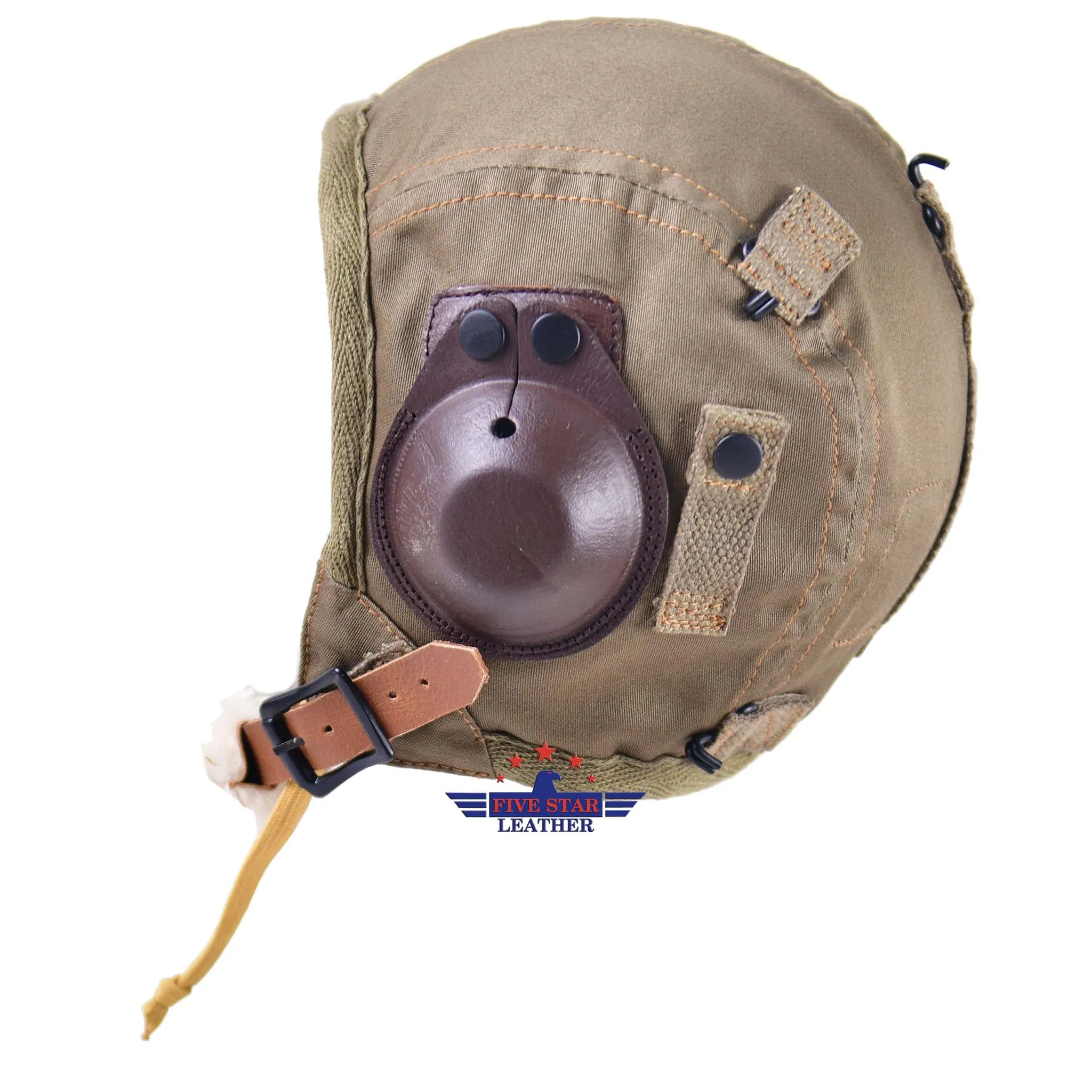 FiveStar Leather Repro USAAF Type A-9 Flying Helmet