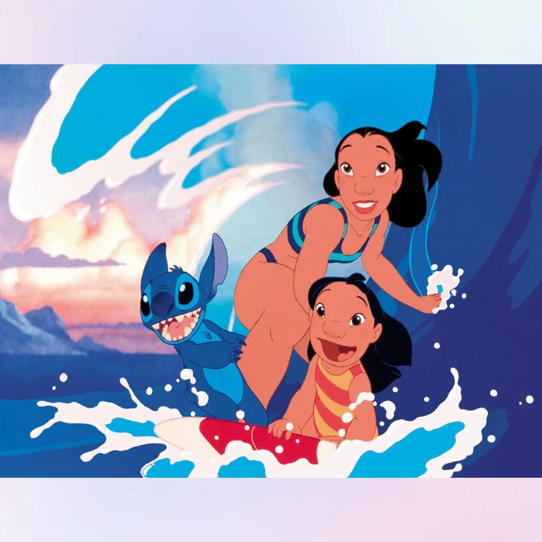 Lilo & Stitch Surfing