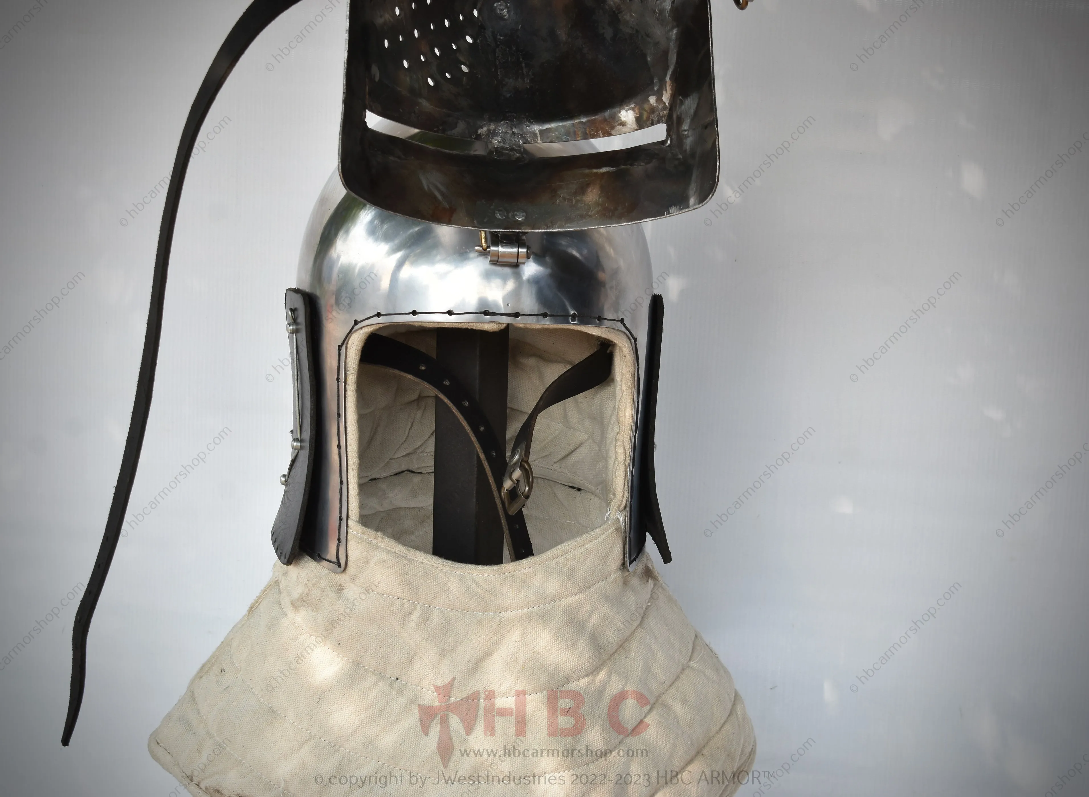 Medieval Helmet with Interchangeable Visor/Reenactment/SCA