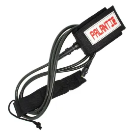 Palantic Surfing Black Leash w/ Neoprene Ankle Cuff & Swivel Joints, 6ft