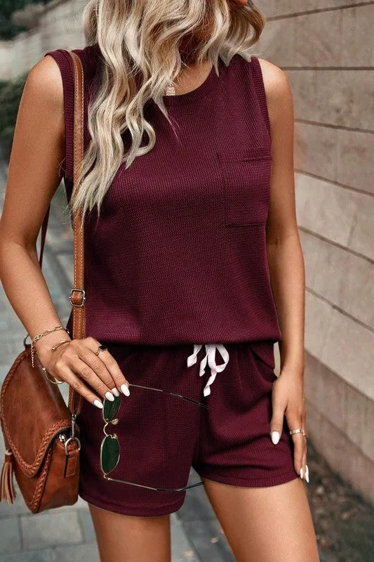 Perfect Hiking Outfit Burgundy