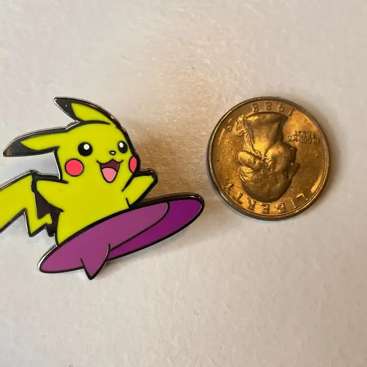 Surfing Pikachu Pin