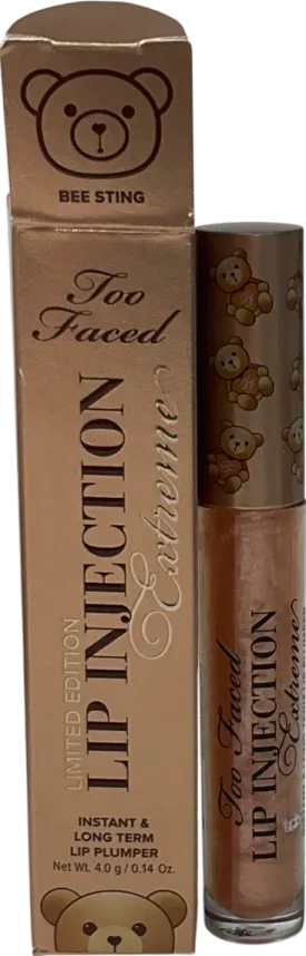 Too Faced Lip Injection Extreme Plumping Lip Gloss Bee Sting 4g