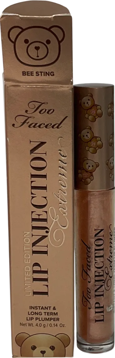 Too Faced Lip Injection Extreme Plumping Lip Gloss Bee Sting 4g